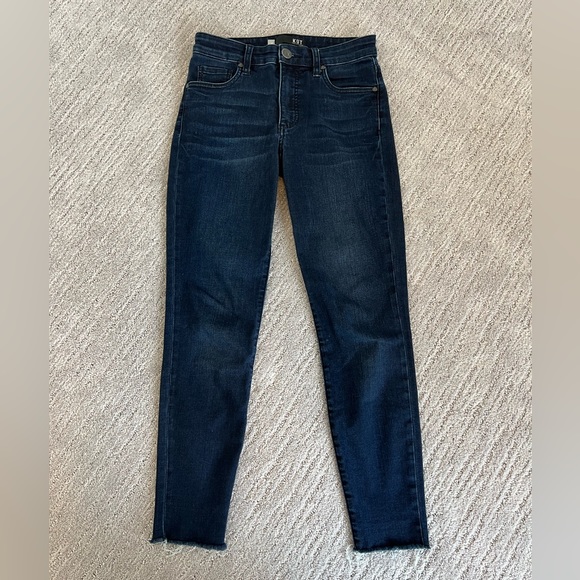 Kut from the Kloth Connie Fab Ab High Rise Slim Fit Ankle Skinny. Size 0 - Picture 1 of 4